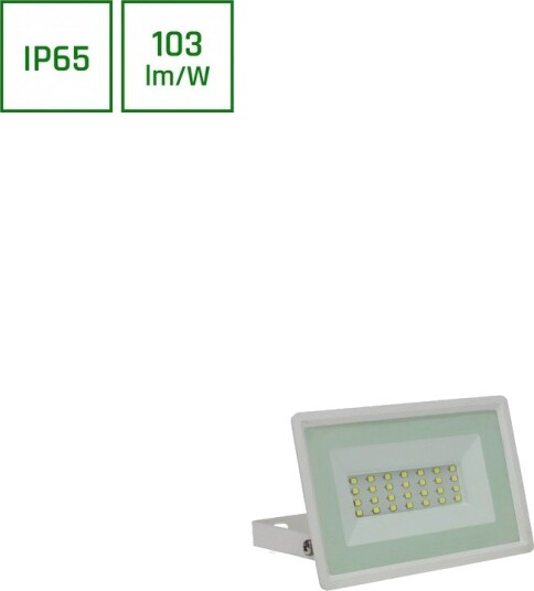 Spectrum 20W LED lyskaster 2050lm IP65 6000K kald hvit utendørs Kulør : Varm