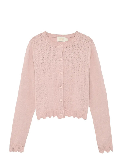 Creamie Cardigan Pointelle Pink 122 Creamie Cardigan Pointelle Pink 122