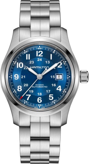 Hamilton Herreklokke H70605140 Khaki Field Blå/Stål Ø42 mm Hamilton Herreklokke H70605140 Khaki Field Blå/Stål Ø42 mm