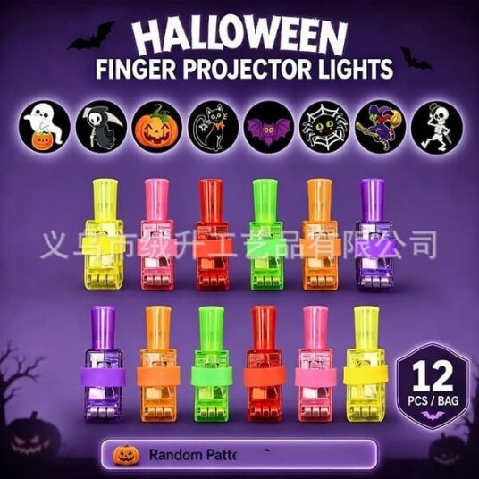 Halloween LED Projektorringer til Barn
