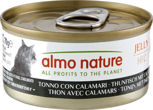 Almo Nature Våtfôr Hfc Natural Hfc Tunfisk & Blekksprut I Gele 70G 6 X 70 G