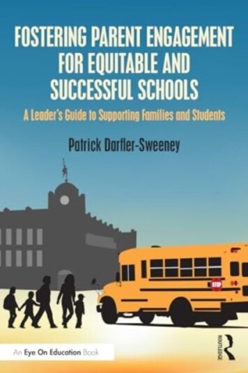 Fostering Parent Engagement for Equitable and Successful Schools
