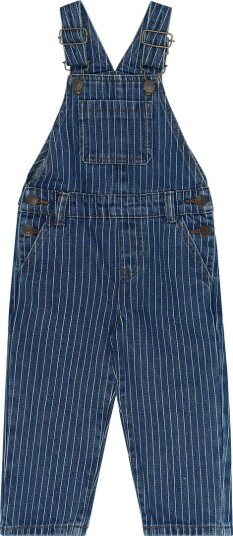 The New Tnstvilfredo Denim Dungarees MEDIUM BLUE DENIM AOP 92