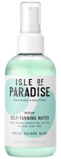 Isle Of Paradise Medium Self Tanning Water 200 ml Selvbruning