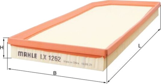 Luftfilter KNECHT LX 1262 Luftfilter KNECHT LX 1262