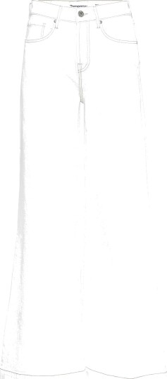 Tomorrow | Kersee Hw Flare Jeans Ecru | 24 x 32
