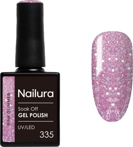 Nailura Gelpolish 335 – Pink Glimmer – 10 ml
