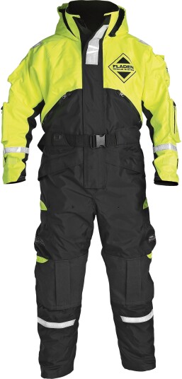 Fladen Flytedress 848 Mx Sort/Gul Fladen Flytedress 848 Mx Sort/Gul