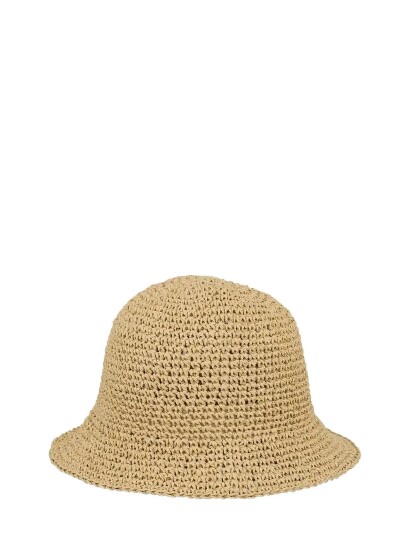 Becksöndergaard Solid Saverina Straw Hat Beige M/L