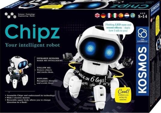 Kosmos Chipz Intelligente Underholdningsrobot for Barn 8+ år Kosmos Chipz Intelligente Underholdningsrobot for Barn 8+ år