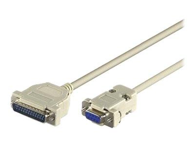 MicroConnect Serial Cable DB9-DB25 1,8m TT