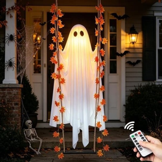 Halloween Hengende Spøkelse på Huske 134 cm