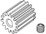MJX P14392G Motor Pinion Gear