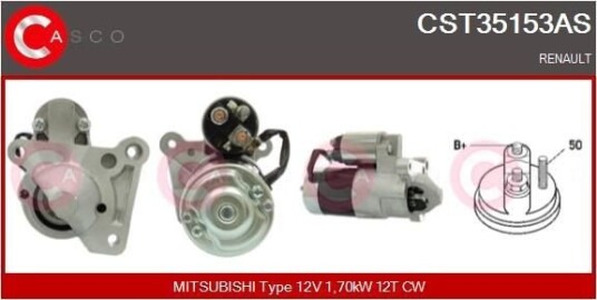 Starter CASCO CST35153AS