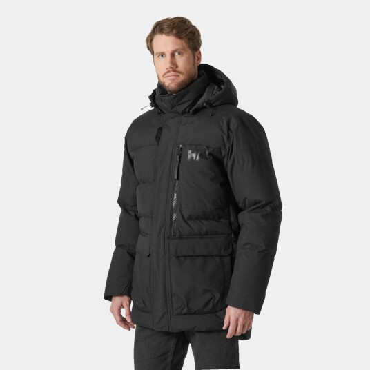 Helly Hansen Herre Tromsoe Vinter Jakke Med Hette Svart L