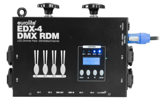 EuroLite EDX-4 DMX RDM LED-Dimmerpack