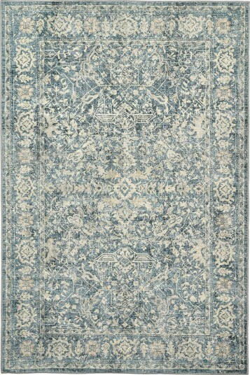 Flatvevd teppe Meralis blå Størrelse: 230 x 340 cm