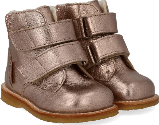 ANGULUS Boots Flat With Velcro Pink 23