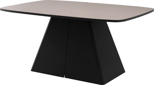 Novaj Spisebord uttrekkbart 180-256 cm - svart, beige