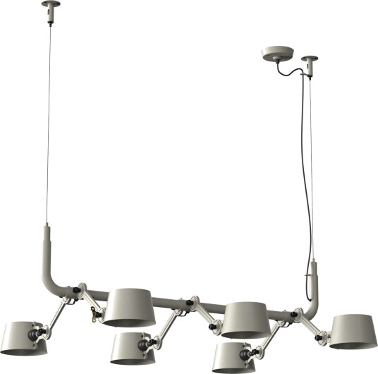 Tonone Bolt Taklampe 6 pakning Askegrå