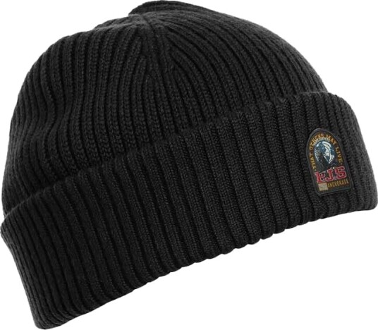 Parajumpers Unisex Rib Hat Black L/XL (59/62) Parajumpers Unisex Rib Hat Black L/XL (59/62)