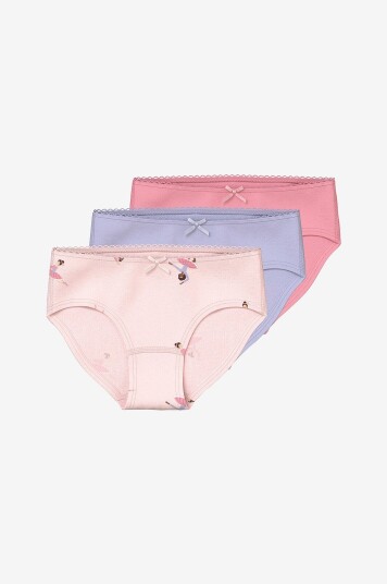Name It Truser nmfBriefs Ballarina 3 pakning Rosa