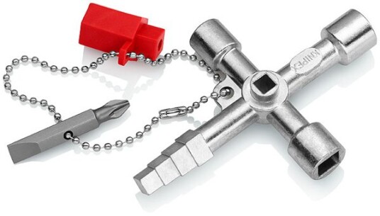 Knipex 00 11 04 Vaktmesternøkkel for Sperresystemer 90 mm Rustfritt Stål