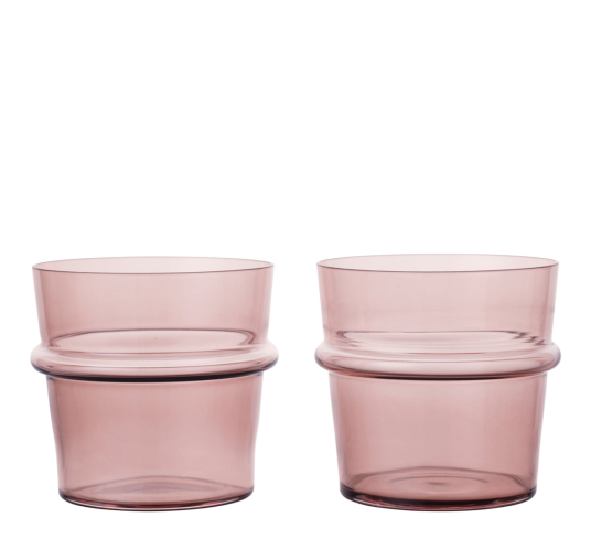 Ferm Living Boya drikkeglass lavt 30 cl 2 pakn. Mauve Ferm Living Boya drikkeglass lavt 30 cl 2 pakn. Mauve