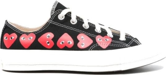 Comme des Garçons Play Herre Sko Flerfarget 43 EU,