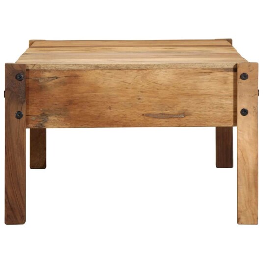  Kaffebord 110x55x35 cm Solid gjenvunnet tre