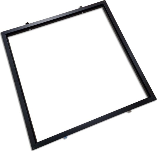 Ledlife Innbyggingsramme for 60x60 LED panel Svart Ny model passende for trebetong og gips Ledlife Innbyggingsramme for 60x60 LED panel Svart Ny model passende for trebetong og gips