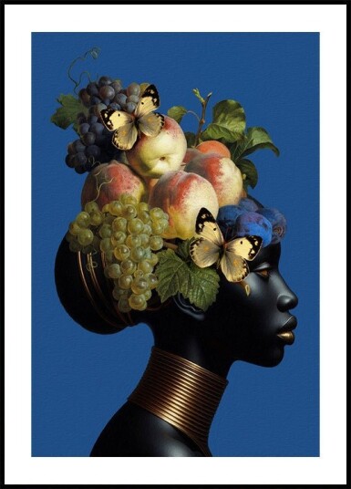 Gold and Fruit Plakat Plakat / 50x70cm