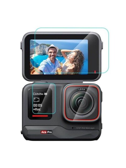 Oslona Ze Szkla Hartowanego 3 W 1 Puluz Til Insta360 Ace Pro (Pu951t) Oslona Ze Szkla Hartowanego 3 W 1 Puluz Til Insta360 Ace Pro (Pu951t)
