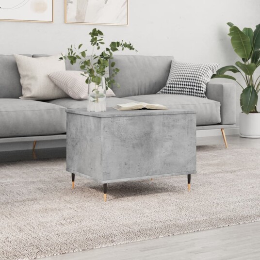 Salongbord betonggrå 60x44,5x45 cm konstruert tre 8721012112551