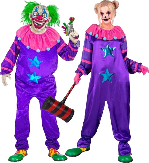 Widmann Space Horror Clown Unisex Klovnekostyme Medium Widmann Space Horror Clown Unisex Klovnekostyme Medium