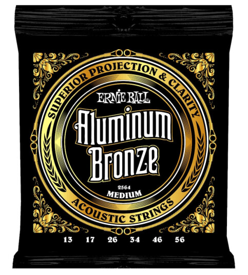 Ernie Ball EB-2564 Aluminum Bronze 013-056 Medium