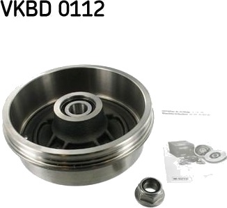 SKF VKBD 0112 Bremsetrommel