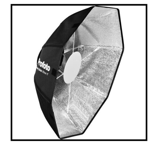 Profoto OCF Beauty Dish Sølv 60cm 2' Octa med defelctor. Sølv innside