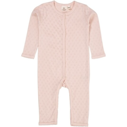 COPENHAGEN COLORS Dusty Rose Pointelle Heart Full Body 86