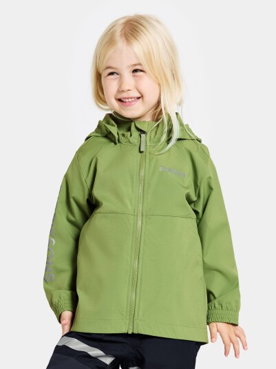 Didriksons Bringebær Vindjakke Algae Green 110 Didriksons Bringebær Vindjakke Algae Green 110