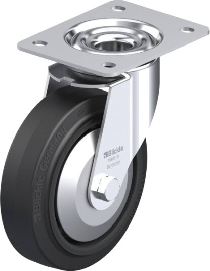 Blickle 749614 Le-Poev 160Kad-Fa Hjul, Hjuldiameter 160 Mm, Bæreevne Maks. 300 Kg, 1 Stk