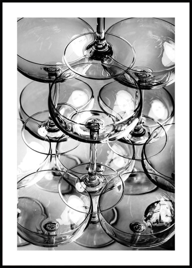 Pictufy Studio Iii Champagne tower No.8 Plakat Plakat / 100x150cm Pictufy Studio Iii Champagne tower No.8 Plakat Plakat / 100x150cm