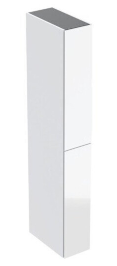 Geberit Acanto høyskap 24x180 cm hvitt glass
