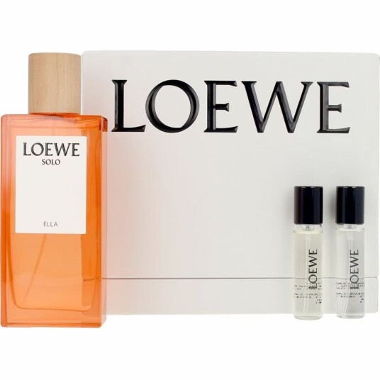 Sett Loewe Solo Ella Eau De Parfum 3 Deler Sett Loewe Solo Ella Eau De Parfum 3 Deler