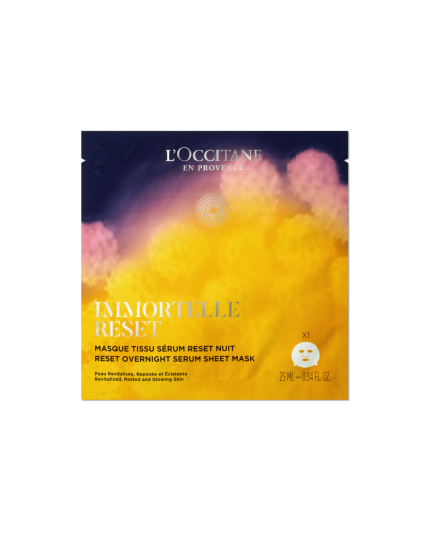 L'occitane En Provence Immortelle Reset Overnight Serum Sheet Mask L'occitane En Provence Immortelle Reset Overnight Serum Sheet Mask