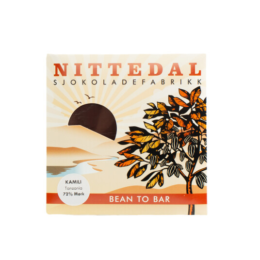 Nittedal Sjokoladefabrikk Kamili Tanzania 72% Dark Chocolate Nittedal Sjokoladefabrikk Kamili Tanzania 72% Dark Chocolate
