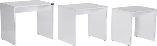 Coffee Table Hvit høyglans - Hvit