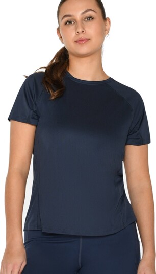 ZEBDIA Women Sports T-Shirt - Navy - XL