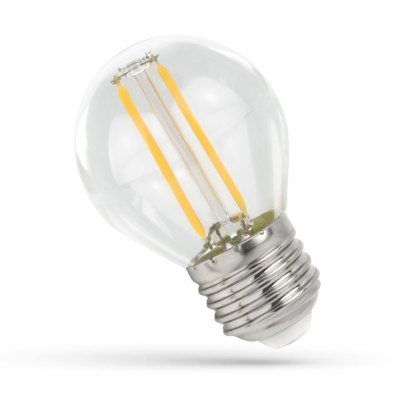 1W LED kronepære - G45, karbon filamenter, klart glas, E27 - Dimbar : Ikke dimbar, Kulør : Varm 1W LED kronepære - G45, karbon filamenter, klart glas, E27 - Dimbar : Ikke dimbar, Kulør : Varm