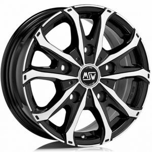MSW 48 Van Black Polished 7x16 5x108 ET39 B65.1